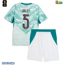 Portugal Diogo Dalot #5 Bortedraktsett Barn VM 2026 Kortermet (+ Korte bukser)